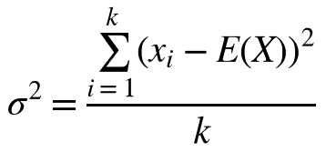 Variance of the discrete uniform distribution
